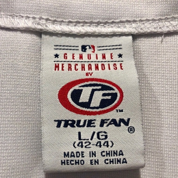 Men's Genuine Merchandise By True Fan MLB Angels Button Front Baseball Jersey L - Picture 9 of 9